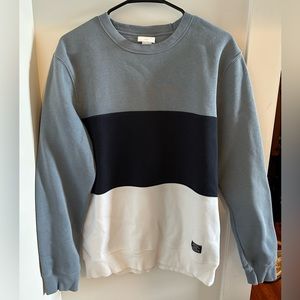 H&M Color-blocked Crewneck Sweatshirt